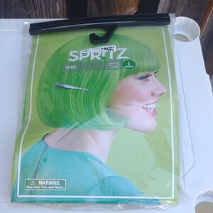 Spritz Green Wig NEW Halloween
